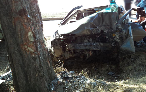 Под Белорецком Nissan Primera (Ниссан Примера) въехала в дерево. Водитель автомобиля Nissan Primera (Ниссан Примера) погиб при столкновении с деревом.