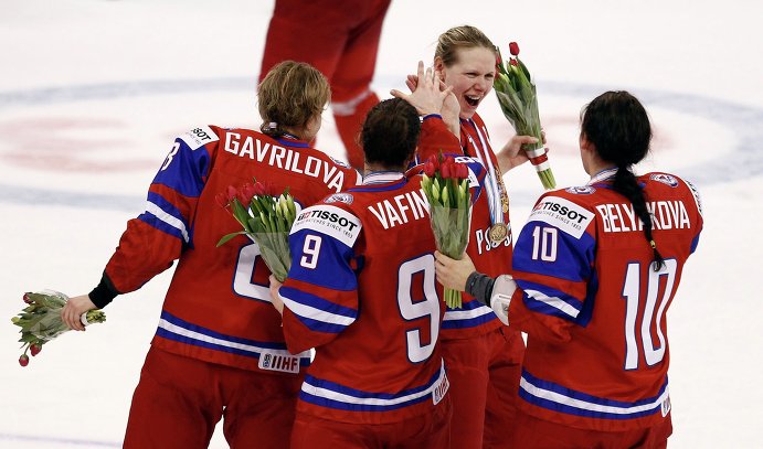 Женская сборная России по хоккею одержала вторую победу в турнире Олимпийских игр